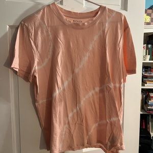 Athleta Tie-Dye Pink Workout Top